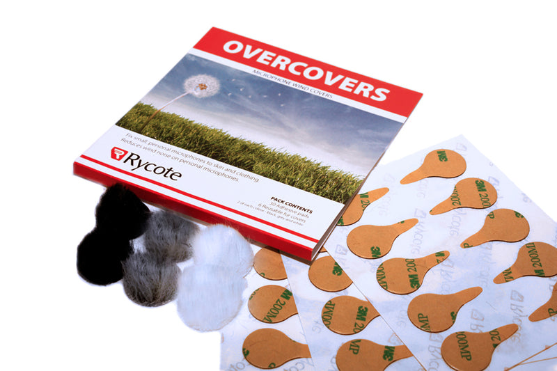 Overcovers, White - 6 White fur discs/30 Stickies Original